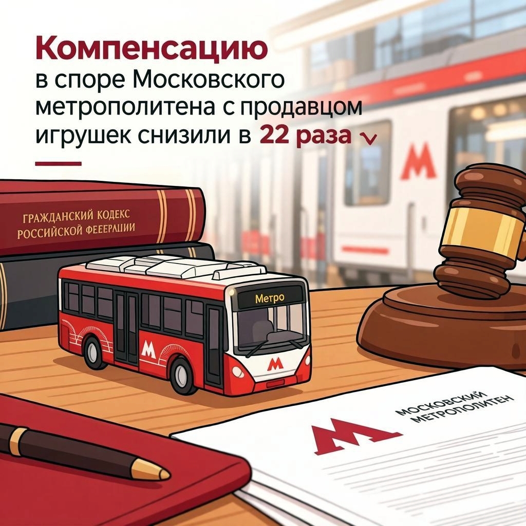 Метрополитен 🚇 — дело серьёзное ! Суд снизил компенсацию Московскому метрополитену в споре